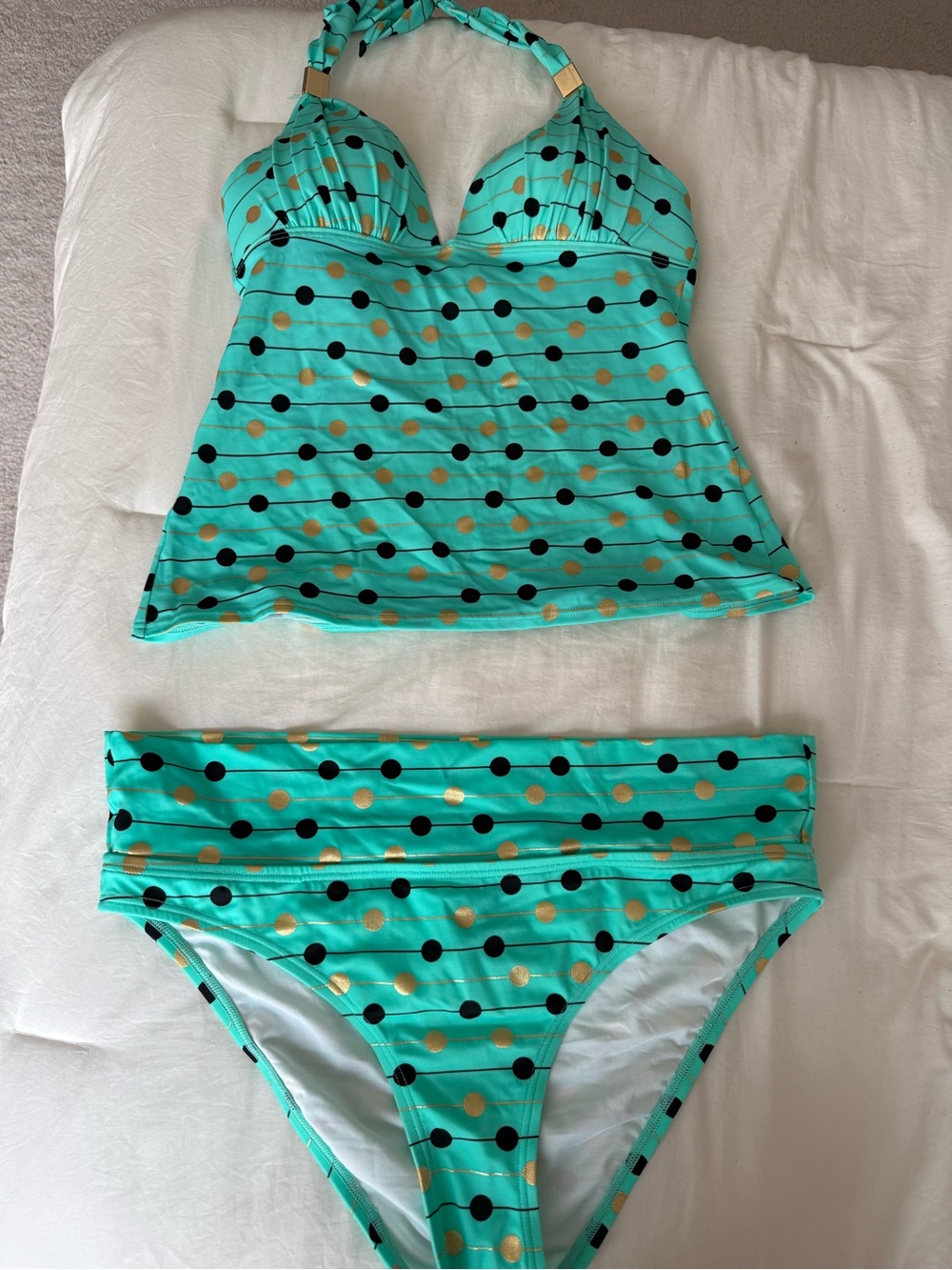 Y2K Victoria’s secrets polkadot tankini set